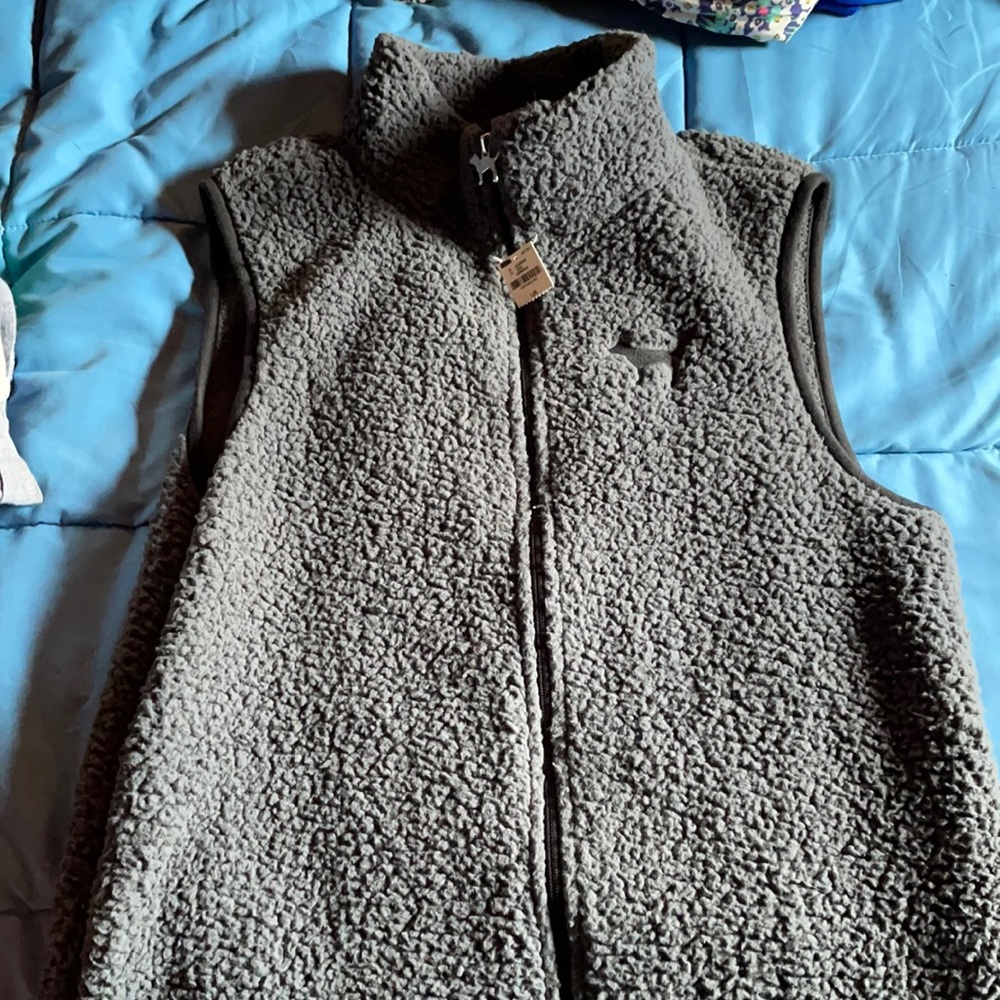 PINK Sherpa Vest